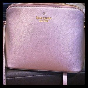 Kate Spade Rose Gold Crossbody and Matching Wallet